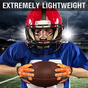 Gants de football américain en silicone 7v7 de qualité supérieure, poignet réglable, gants de receveur, design à haute adhérence pour l'entraînement et les matchs compétitifs - Product Image 6