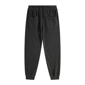 Pantalones deportivos de algodón de alta calidad con logotipo personalizado para hombre 2023, informales, transpirables, de cintura alta, de talla grande, diseño holgado, venta al por mayor - Product Image 3