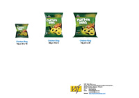 Anneau de poulet Chips Au Poulet Snek Perisa Ayam 60g x 10x6