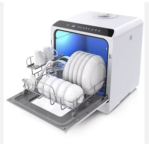 เครื่องล้างจานขนาดเล็ก ถัง 5 ลิตร 6 โปรแกรม ติดตั้งเองได้ เหมาะสำหรับรถบ้าน โรงแรม ครัวเรือน รถยนต์ รองรับ OEM ควบคุมผ่านแอพ 16 ชุด ตัวเครื่องอะลูมิเนียม - Product Image 2