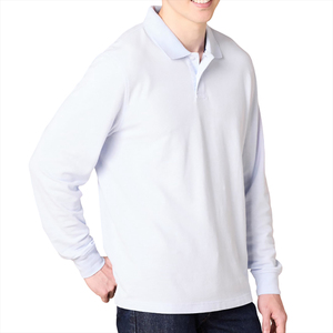 เสื้อโปโลแขนยาวผู้ชาย ทรงหลวม สวมใส่สบาย ระบายอากาศได้ดี คุณภาพสูง - Product Image 3