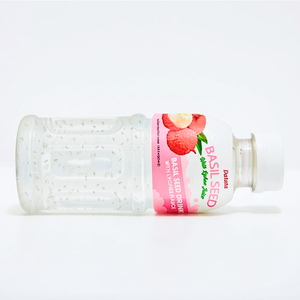 Bebida de Semillas de Albahaca con Sabor a Lichi en Botella de 330 ml, Venta al Por Mayor OEM/ODM de Datata - Product Image 3