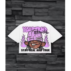 Camiseta informal con estampado de logotipo personalizado de algodón 100% de alta calidad para hombre, diseño liso de gran tamaño con logotipo personalizado único - Product Image 6