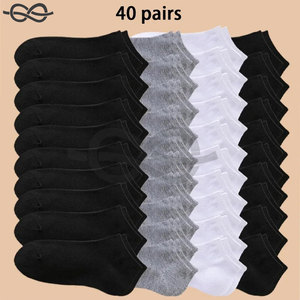 Calcetines tobilleros suaves y ligeros para mujer, calcetines náuticos de corte bajo, calcetines cómodos de Color sólido, calcetines Unisex, ropa informal deportiva de verano - Product Image 2
