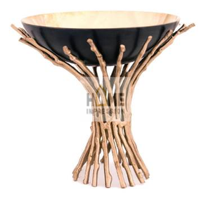 Quemadores de Metal de lujo de material superior hecho a mano indio negro y dorado, decoración de mesa, quemadores de lámina Bakhoor, quemadores de Metal hechos a mano - Product Image 1