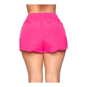 High Quality Woman's 2-Piece Cotton <b>Short</b> Set Regular Zipper <b>Cropped</b> <b>Top</b> Windbreaker Jacket Solid Pattern Plus Size Spring 2026 - Product Image 6