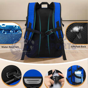 Bolsa de Baloncesto de Poliéster Transpirable y Cómoda con Cierre Superior Suave, Moderna, Profesional, del Mejor Proveedor, con Logotipo Personalizado para Adultos - Product Image 4