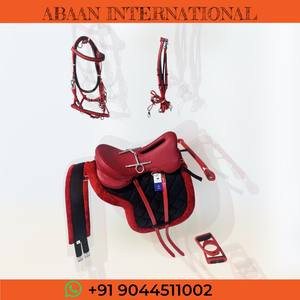 Horshi อานอานจักรยานแบบอังกฤษสายรัดหน้าท้องคู่แบบทนทานเบาะหนังสังเคราะห์ทำจากพลาสติกสำหรับฝึกทางไกล - Product Image 2