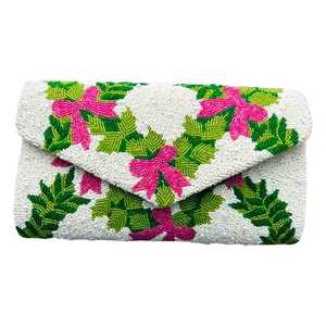 Nuevo Bolso de Mano de Diseñador para Mujer, con Cuentas, Bordado a Mano, con Cuentas de Colores Suaves - Product Image 4