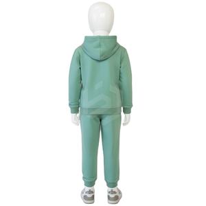 Conjunto Deportivo de 2 Piezas para Niños, con Capucha, 100% Algodón, Estampado, para Exteriores, al por Mayor, Transpirable, con Cintura Elástica - Product Image 4