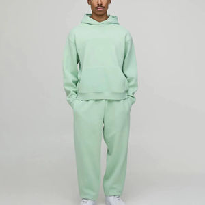 Survêtement d'hiver pour homme à capuche respirant - Style de vie actif moderne, vêtements de sport décontractés, 100% coton, léger - Product Image 4