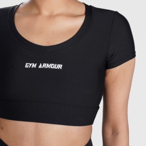 เสื้อชั้นในกีฬาสีดำ Tempo Sports Top - Product Image 6