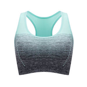 Soutien-gorge de sport réversible à séchage rapide et respirant avec logo frontal, grande taille, tissu imperméable, meilleur design, service OEM, soutien-gorge de sport - Product Image 1