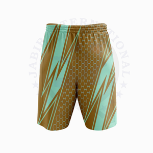 Pantalones cortos casuales de secado rápido para hombres de alta calidad 100% poliéster peso ligero y precio razonable patrón sólido diseño de satén caliente - Product Image 1