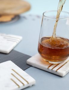 Hot Selling Square Stone Mats <b>for</b> Office Tables Artisan Stone <b>Drink</b> Pads <b>for</b> Homes Premium Stone <b>Coaster</b> Sets with Holder - Product Image 6