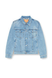 OEM Factory Custom Design Denim Jacket Streetwear Vintage Embroidery Rhinestone Men's Denim Jacket - Product Image 5