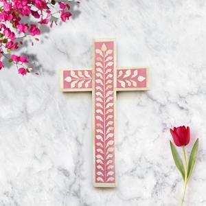 New design handcrafted <b>MOP</b> christian cross <b>wall</b> decorations roman catholic crosses for home living room - Product Image 4