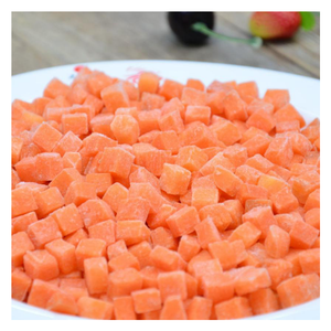 Rebanadas IQF de zanahoria congelada de Vietnam para exportación, suministro a granel con sabor dulce y textura de zanahoria congelada, ideal para la industria alimentaria - Product Image 1