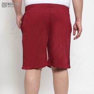 Pantalones Cortos Deportivos de Algodón para Hombre, Cintura Elástica, Color Sólido, Tejido Cómodo, Pantalones Cortos de Verano para Hombre - Product Image 5