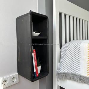 Modern Handmade Eco-Friendly Solid Wood <b>Floating</b> <b>Nightstand</b> Storage Minimalist Design for Home Bedroom Living Room Home Office - Product Image 3