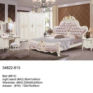 Juego de dormitorio de madera de lujo, estilo europeo, 34822-1818 - Product Image 5