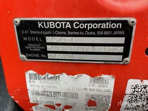 2022 Kubota KX040-4R1AP Mini pelle Kohler moteur Hydac cylindre hydraulique pompe boîte de vitesses chenille chargeur Type haute efficacité - Product Image 6