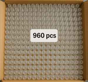 Clear Cylindrical <b>Glass</b> Container for Essential Oils Perfume Washable Roll-on Stick Attar Bottle Graduation Eco-Friendly Durable - Product Image 3