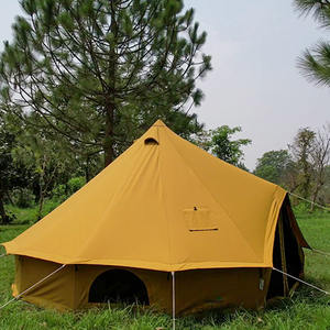 Tienda de Campaña Tipo Campana de Lona Impermeable de Alta Calidad de 4 Metros con Postes y Estacas de Hierro, Ideal para Acampar con Amigos y Familiares - Product Image 2