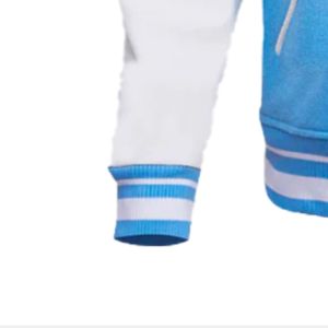 Blouson universitaire en laine de qualité supérieure pour l'hiver 2026, sur mesure, à capuche, col montant, logo frontal, coupe-vent, brodé - Product Image 6
