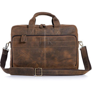 High Quality Professional Made Genuine <b>Leather</b> Modern <b>Laptop</b> <b>Bags</b> with Custom Logo Eco-Friendly Durable Waterproof New Arrival - Product Image 4