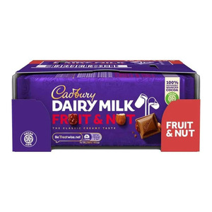 Tốt Bán Sô Cô La Thanh Đặt Cadbury Trái Cây Và Hạt Kem Sữa Sô Cô La Với Nho Khô Và Các Loại Hạt Lý Tưởng Cho Chia Sẻ Gifting - Product Image 1
