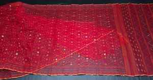 Exclusivo RED Deshi Dhakai Jamdani Sharee Calidad de exportación para mujeres JAMDANI FABRIC Blue GREEN Golden Sky Blue de Bangladesh - Product Image 5