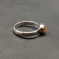 Bague en argent sterling 925 avec opale éthiopienne naturelle, pierre précieuse éblouissante artisanale, cadeau pour elle