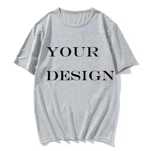 Haute vente personnalisé votre propre conception unisexe T-shirt hommes femmes personnalisé votre impression Photo Logo grande taille T-shirt - Product Image 4