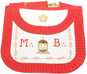 Blue Lodge Maître Mason Tablier Maçonnique Maçonnique Regalia Tablier Cas Point De Croix Broderie Maçonnique Regalia International - Product Image 1