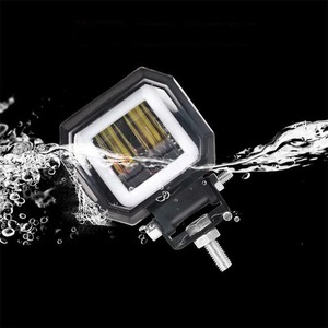 3 pouces 12V <span class=keywords><strong>24V</strong></span> 6000K LED Work Light Bar Spot Driving LED Headlights Work Lamp Fog Pods DRL Red Halo Offroad 4WD ATV SUV - Product Image 4