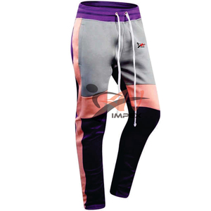 Survêtement personnalisé de haute qualité pour hommes, multicolore, avec fermeture éclair, conception en bloc, combinaison de survêtement d'hiver, en tissu polaire - Product Image 3