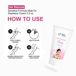 Crema depilatoria a base de hierbas con etiqueta privada y logotipo personalizado de OEM/ODM, lavado corporal, piel sensible, spray químico para depilación facial - Product Image 4