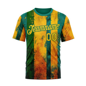 Camiseta de hombre transpirable de secado rápido de talla grande con diseño personalizado Camiseta de diseño de sublimación para hombre de talla adulta - Product Image 1