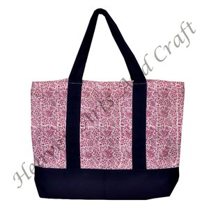 New <b>Bag</b> <b>With</b> Black Handle <b>Large</b> Capacity Lightweight Multifunctional Fashionable Craft Gift Customized <b>Bag</b> - Product Image 5