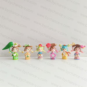 Fata a tema <span class=keywords><strong>fiore</strong></span> Super carino figura <span class=keywords><strong>di</strong></span> plastica bambola ninfa designer personaggio dei cartoni animati giocattolo per ragazze da collezione - Product Image 6