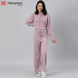 Vente en gros logo personnalisé vêtements d'entraînement pour femmes survêtement 2 pièces ensemble survêtement fermeture éclair survêtements femmes survêtement jogging survêtement - Product Image 4