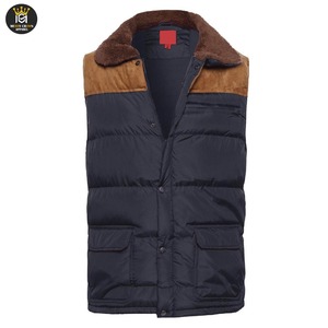 MOQ bajo Suministro directo de fábrica High Street Style Calidad Premium Piel de oveja Sin mangas Chaleco acolchado Chaqueta de invierno ajustable - Product Image 1