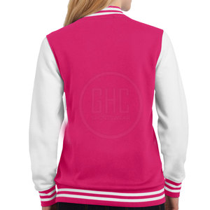 Chaqueta con letras para mujer con estilo superventas, diseño impreso transpirable de talla grande con etiqueta privada personalizada para invierno - Product Image 2