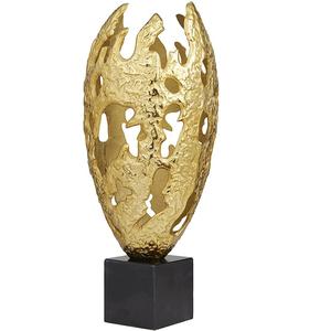 Sculpture géométrique en métal or et argent, vente directe d'usine, Sculpture décorative pour chambre à coucher, salon - Product Image 6