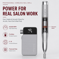 Machine à ongles sans fil professionnelle 40000 tr/min, 85W, sans balais, rechargeable, perceuse électrique pour manucure, 7800mAh, pour salon