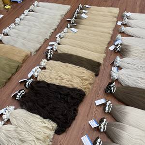 ผมต่อแบบตรงธรรมชาติขายส่ง ผมแท้เวียดนาม คุณภาพสูง สำหรับร้านทำผม หลายสี - Product Image 5