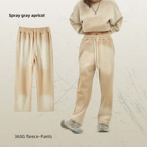 Concevez votre propre logo Pantalons de jogging en molleton surdimensionné en laine unisexe à séchage rapide Taille élastique Pantalons de survêtement en coton - Product Image 3