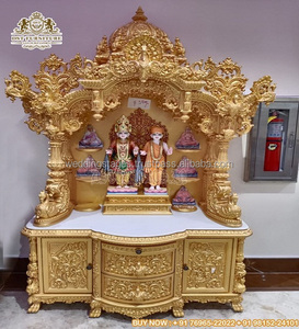 Large Size Hand Crafted Wooden <b>Temple</b> for <b>Home</b> Hindu Teak Wood High Carved Mandir for <b>Home</b> Premium Quality Teak Wood <b>Temple</b> USA - Product Image 2