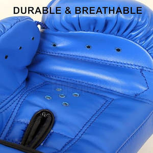 Guantes de Boxeo FOGE PORTS FS309 Personalizados - Cuero Vacuno Transpirable y Duradero para Todas las Temporadas Hechos en Pakistán - Product Image 2